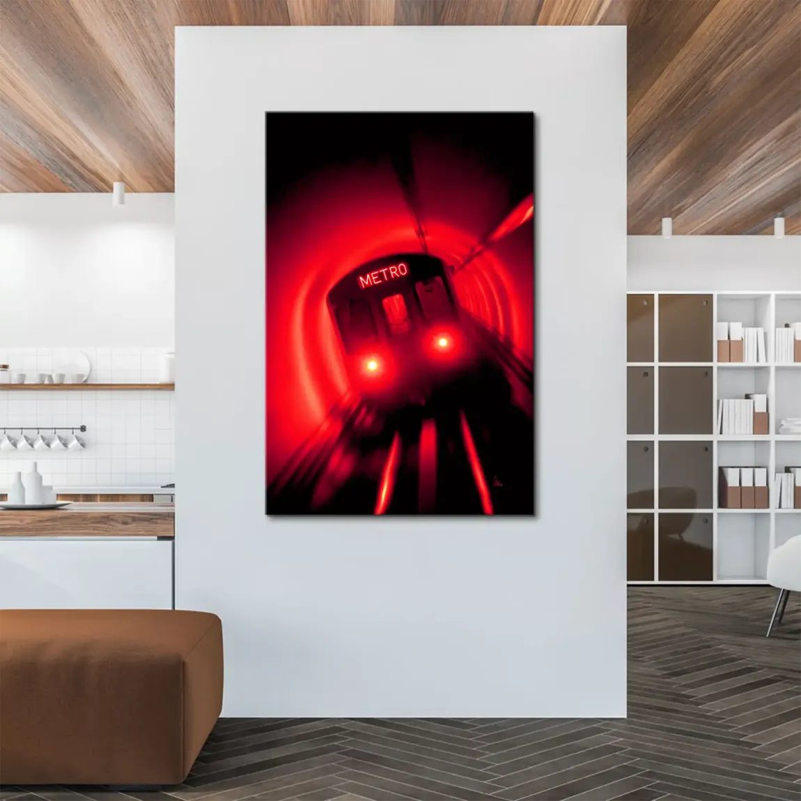 Metro Art Leinwand Bild