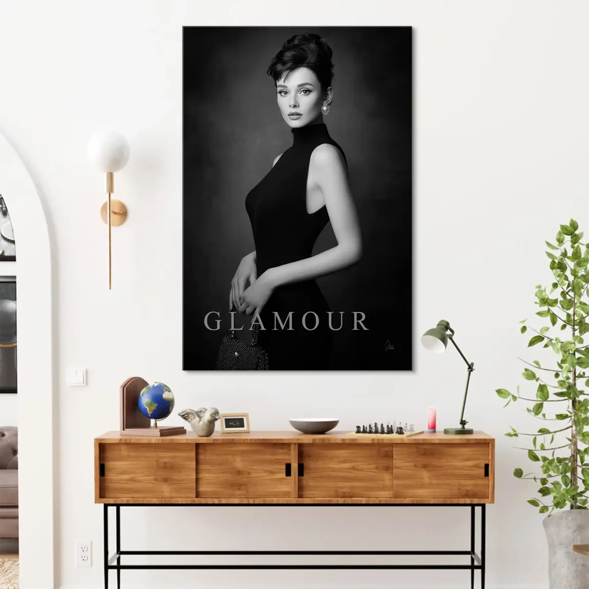 Audrey Glam Allure Leinwand Bild