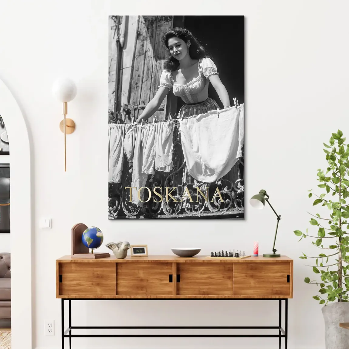 Bella Toskana Leinwand Bild