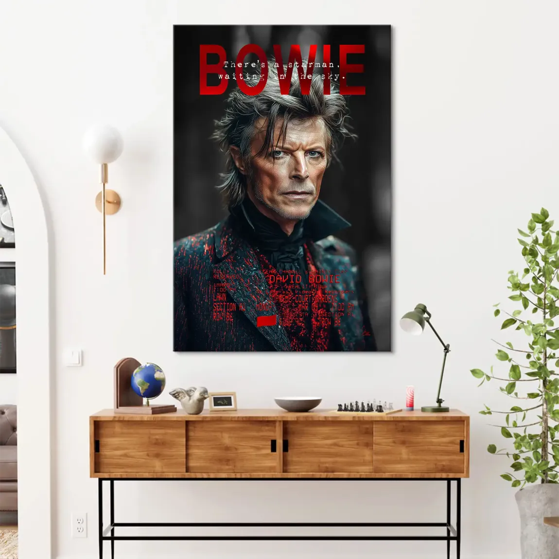 Bowie Starman Leinwand Bild