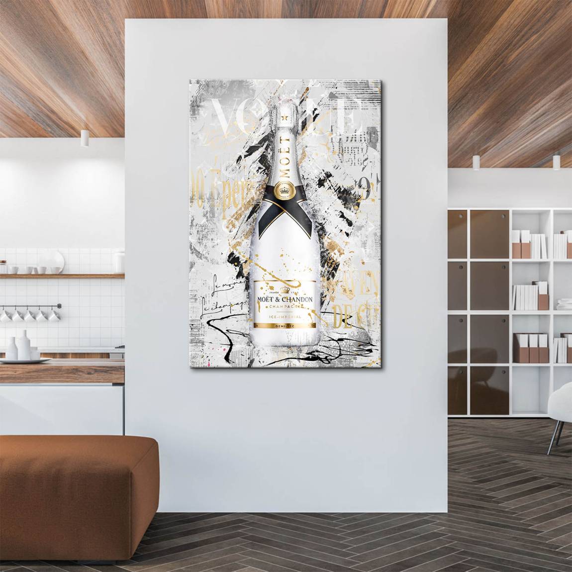 Champagner Prestige Leinwand Bild