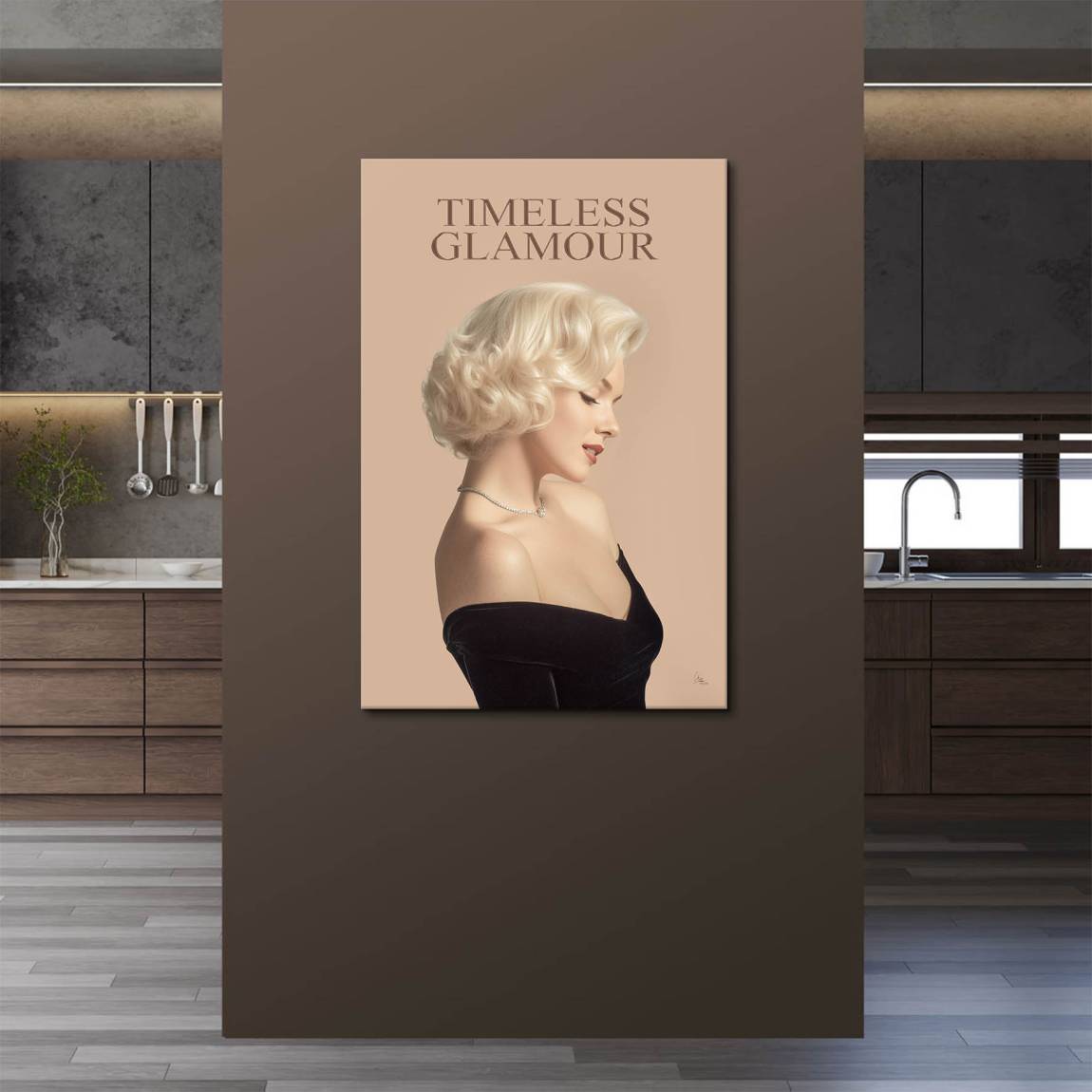 Marilyn Hollywood Grace Leinwand Bild