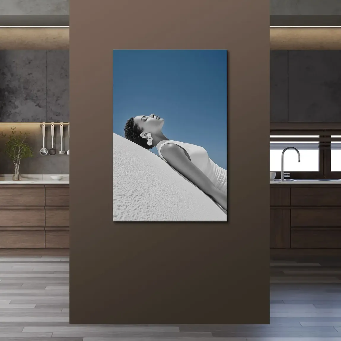 Sun Girl Leinwand Bild
