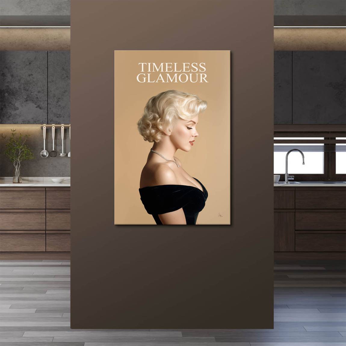 Marilyn Monroe Glam Allure Leinwand Bild