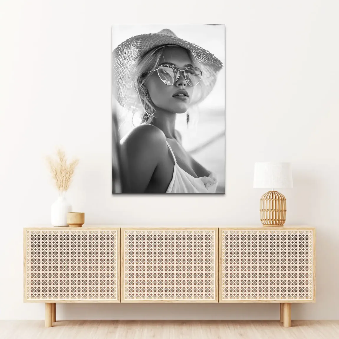 Summer Glam Noir Leinwand Bild