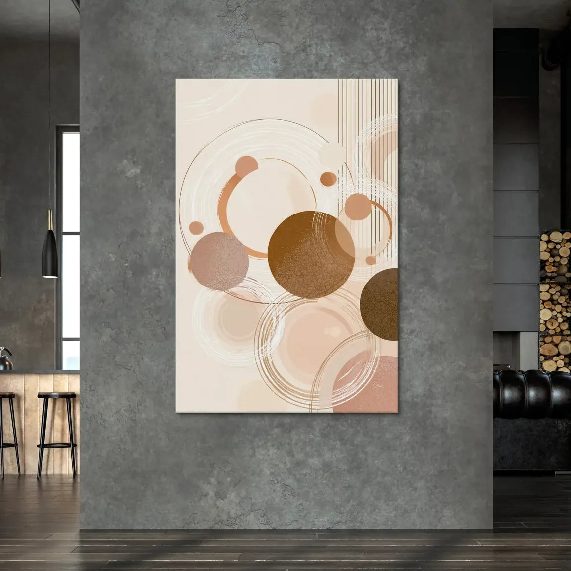 Circles of Timeless Leinwand Bild INGALERIE