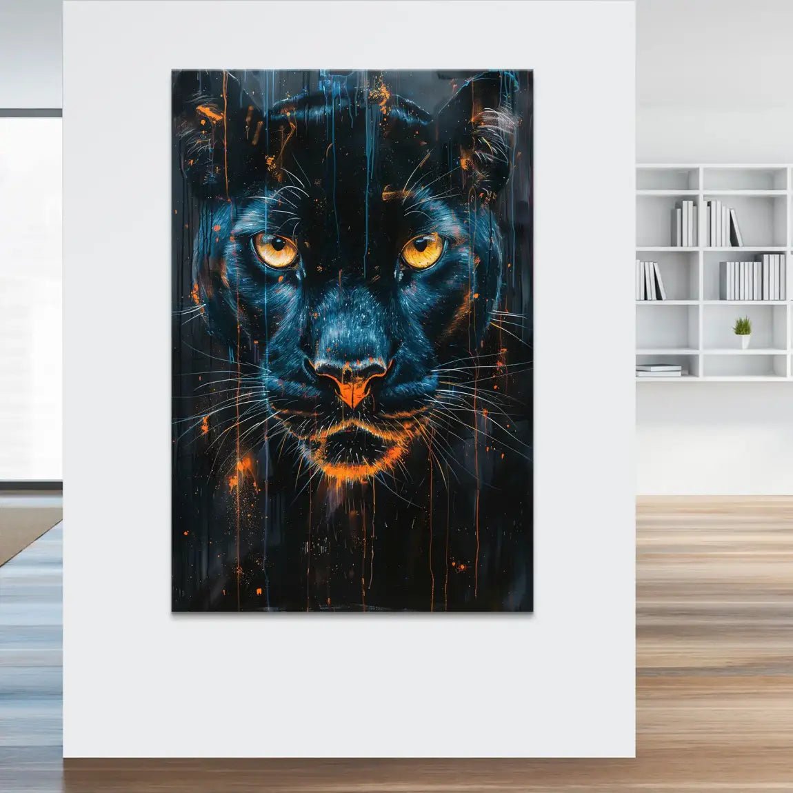 Black Panther Leinwand Bild INGALERIE