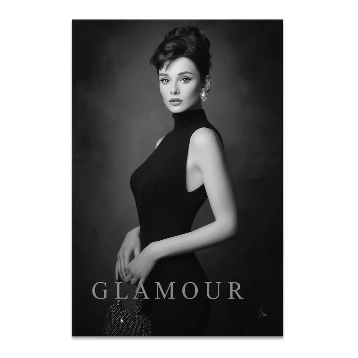 Audrey Glam Allure Leinwand Bild