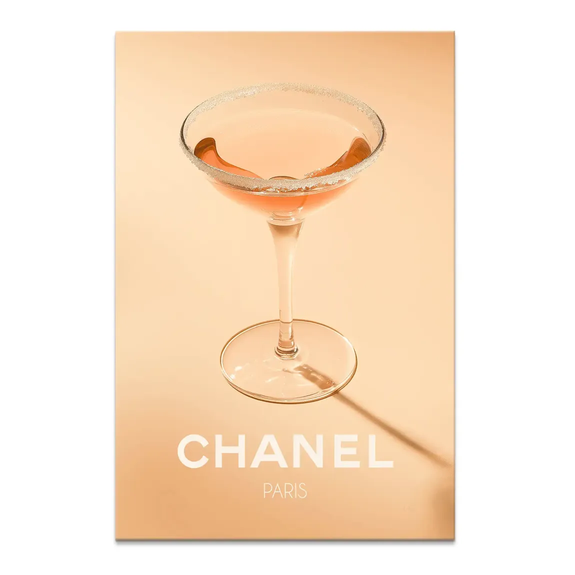Chanel Glam Cocktail Leinwand Bild