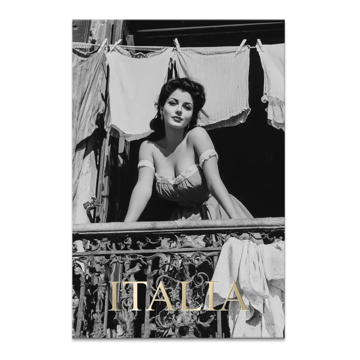 Bella Donna Noir Leinwand Bild