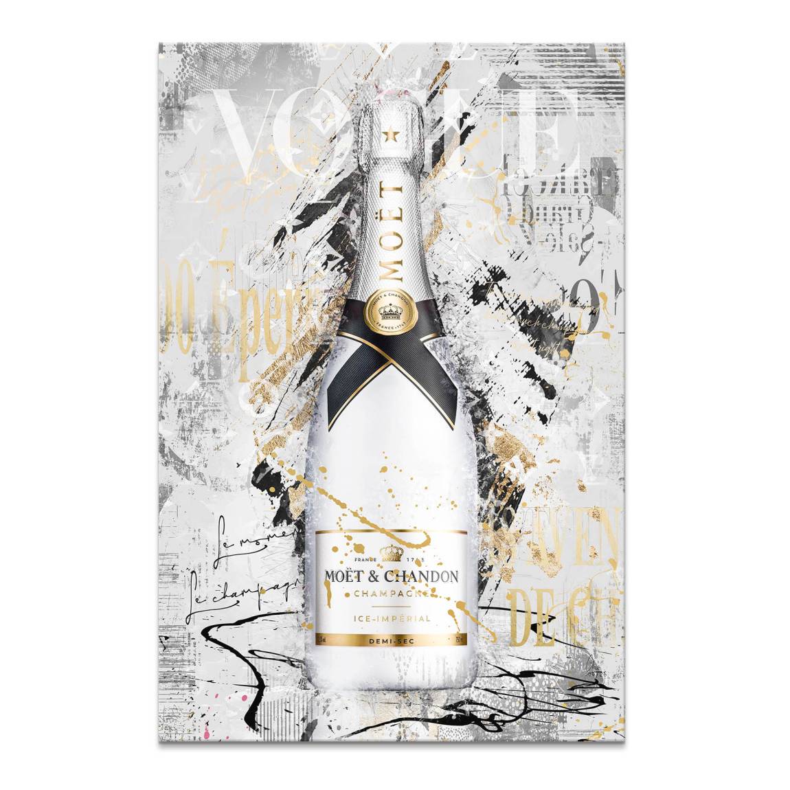 Champagner Prestige Leinwand Bild