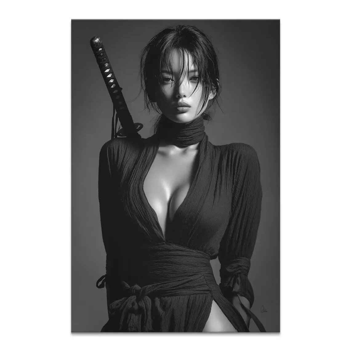 Silent Katana Leinwand Bild