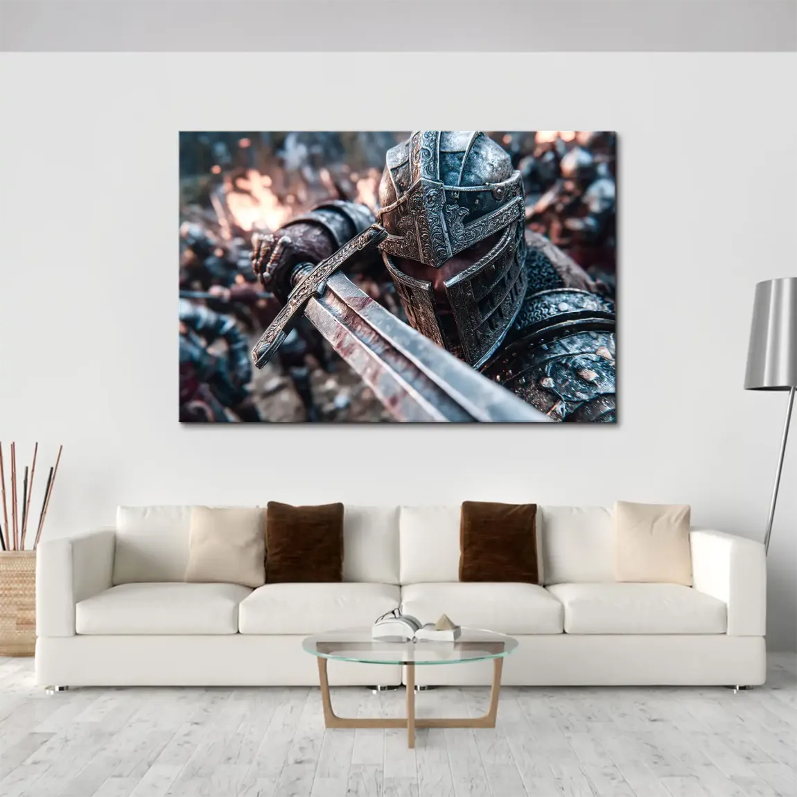 Steel Valor Leinwand Bild