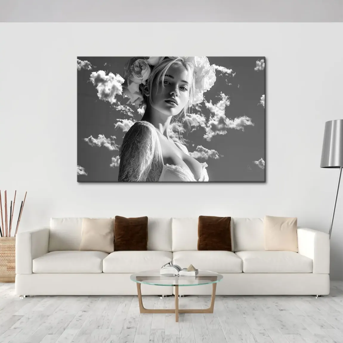 Sky Bloom Leinwand Bild