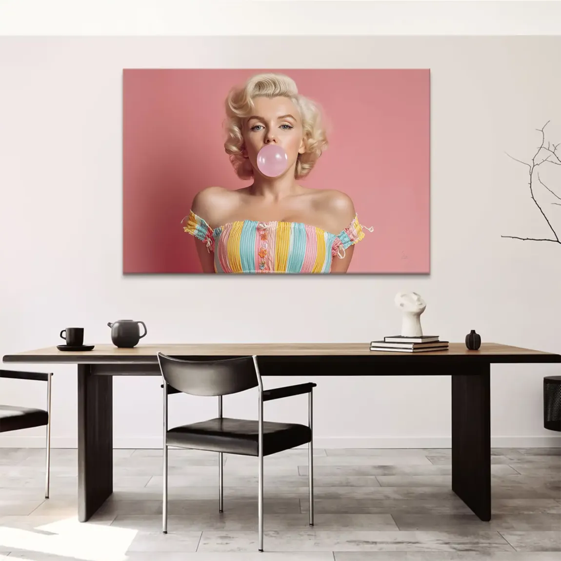 Marilyn Monroe Candy Pop Leinwand Bild