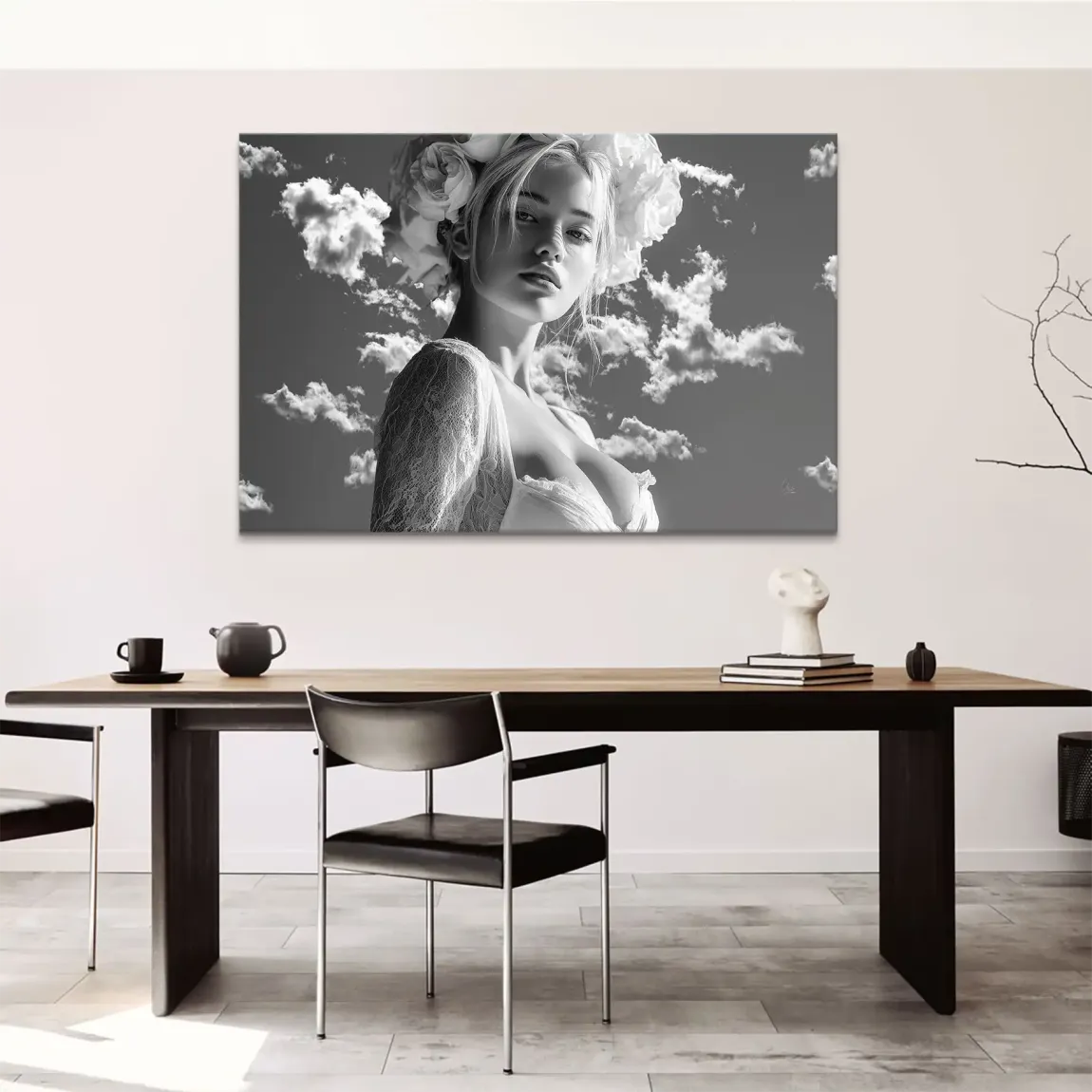Sky Bloom Leinwand Bild