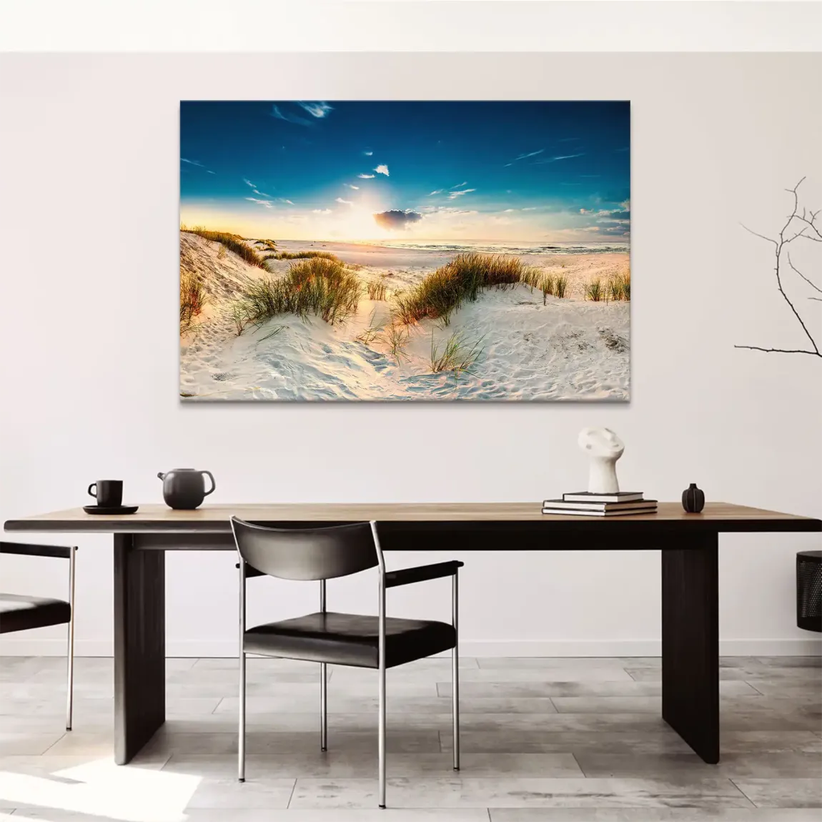 Sunset Dunes Leinwand Bild