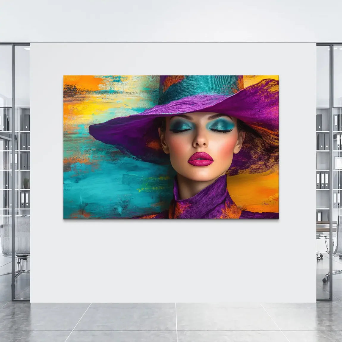 Femme Elegance Leinwand Bild INGALERIE