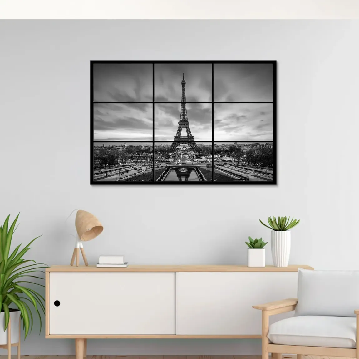 Paris Noir Leinwand Bild