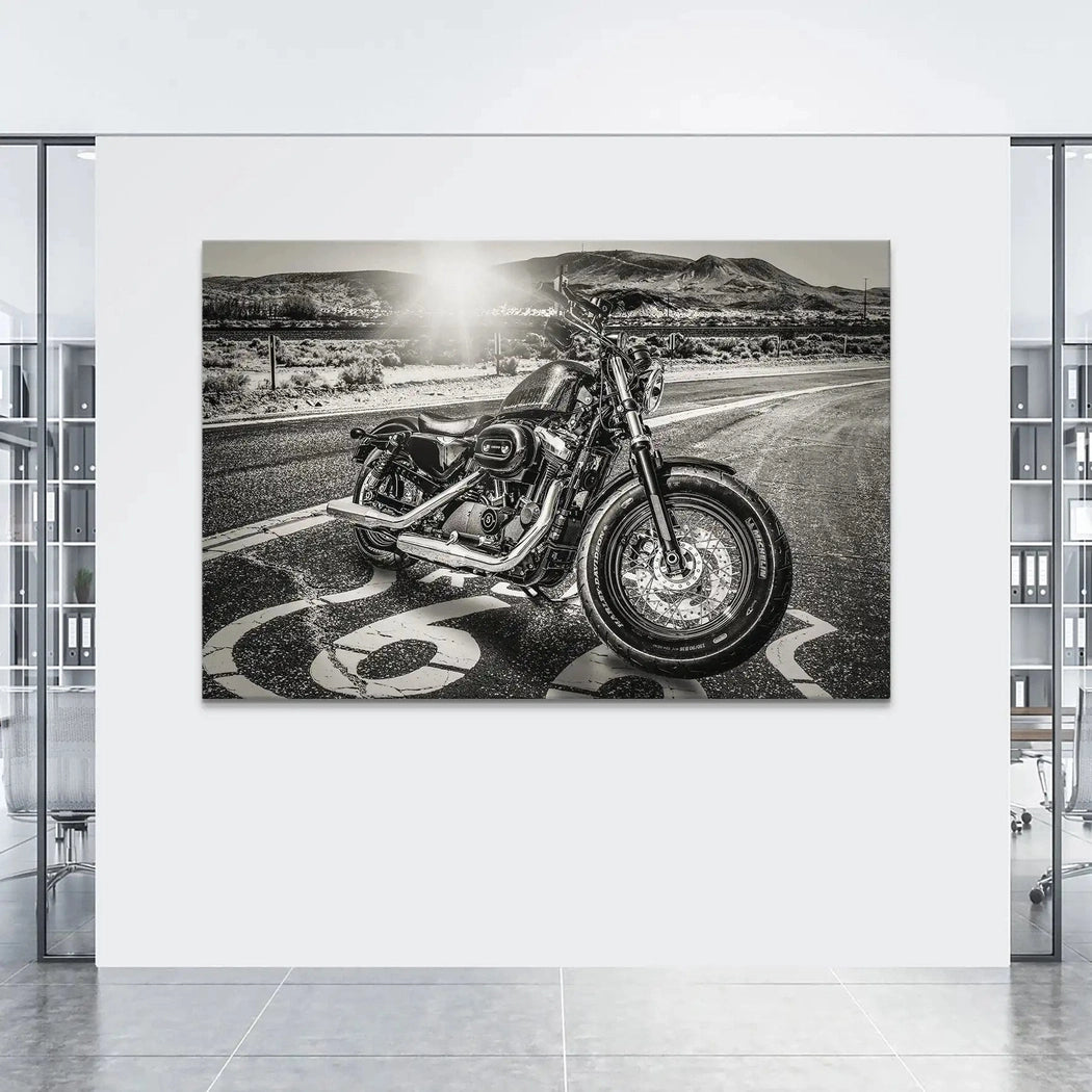 Route Heritage Edition – Harley Leinwandbild INGALERIE
