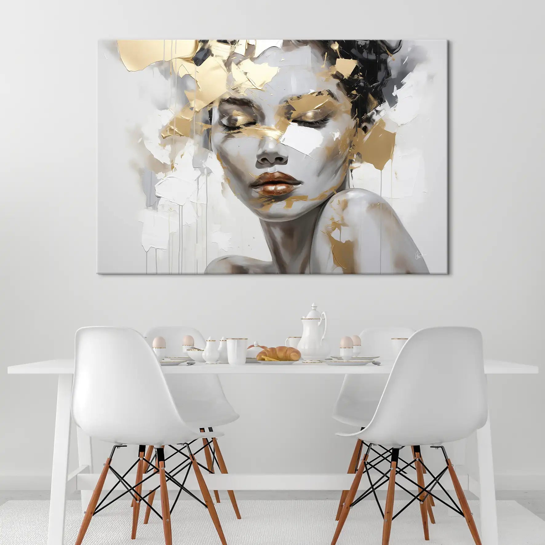 Golden Girl Nr.2 Leinwand Bild INGALERIE