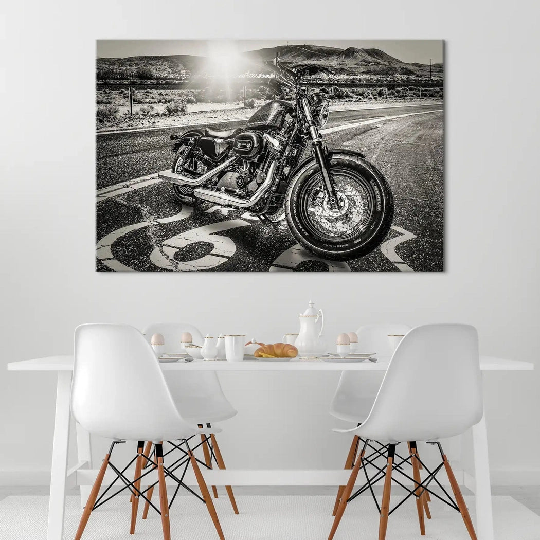 Route Heritage Edition – Harley Leinwandbild INGALERIE