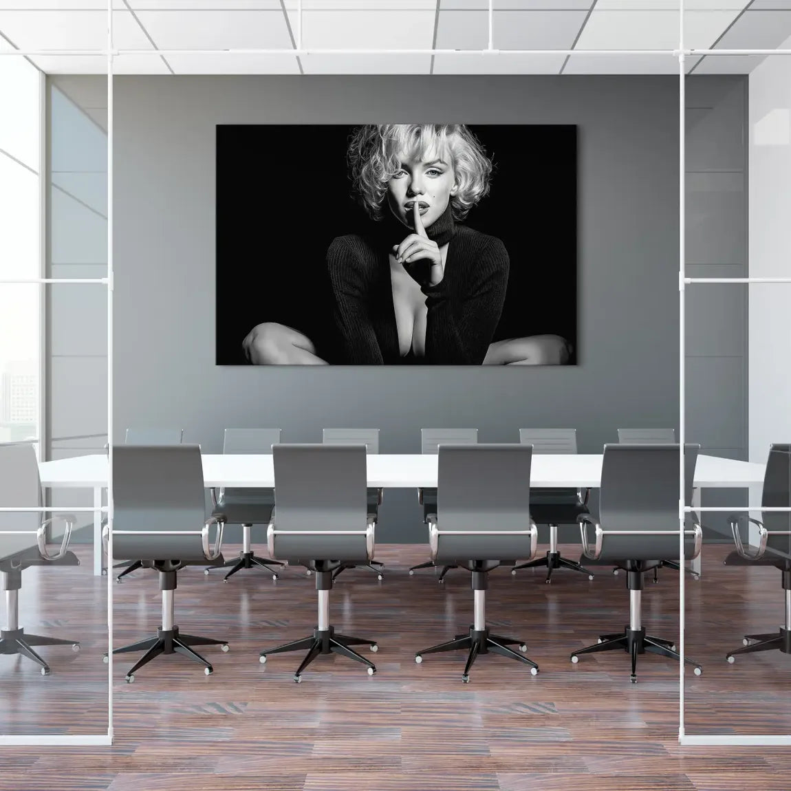 Marilyn Monroe Silent Leinwand Bild INGALERIE