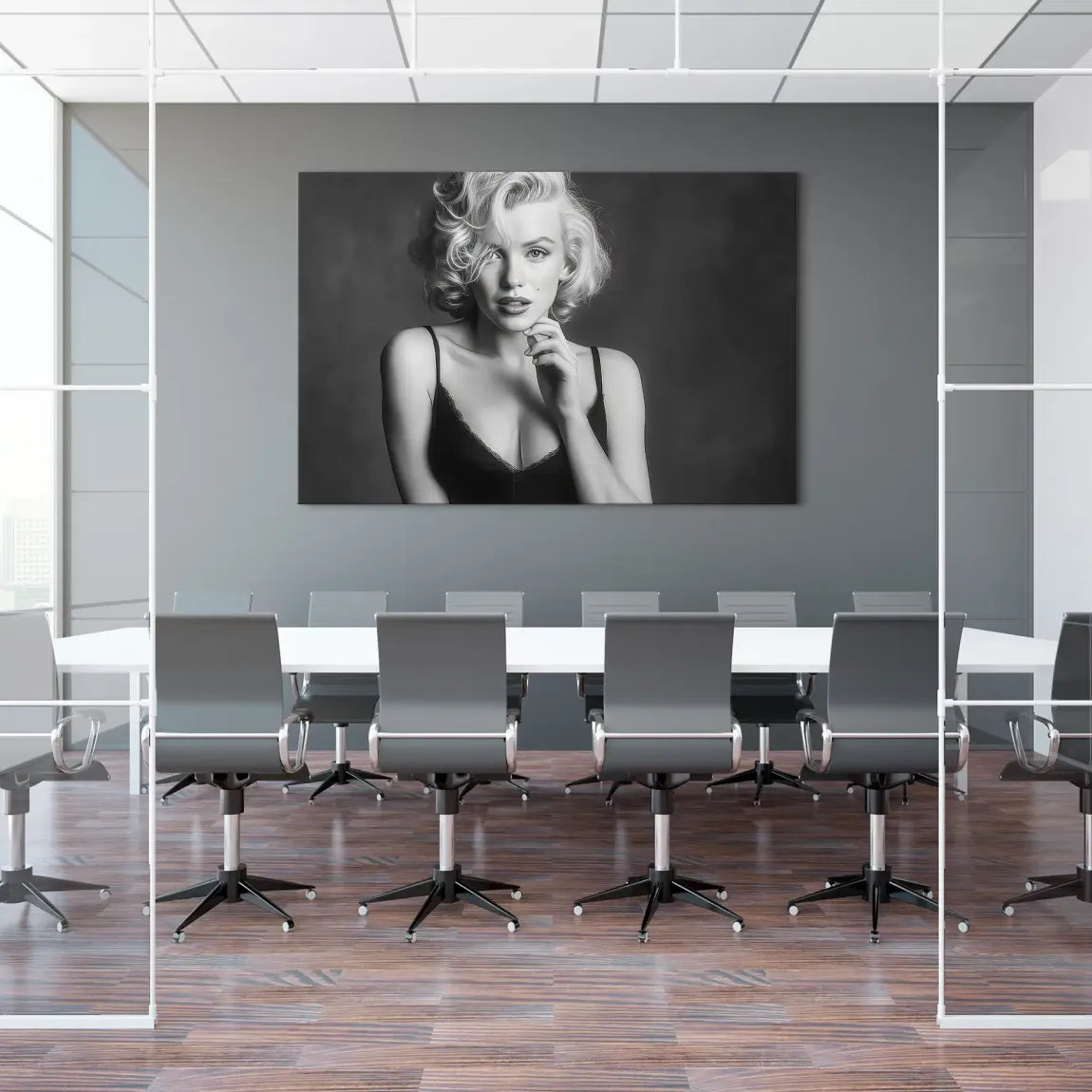 Marilyn Monroe Silent Erotik Leinwand Bild INGALERIE