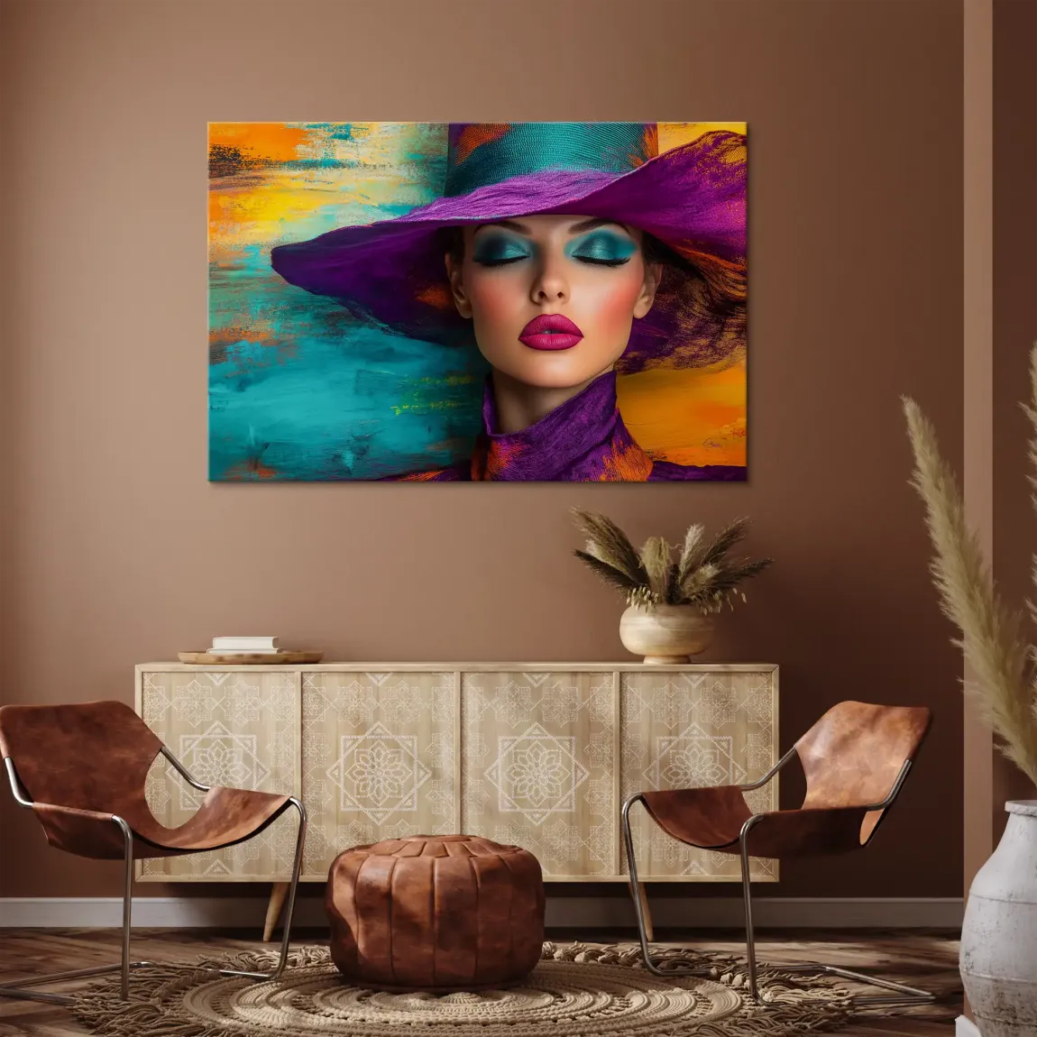 Femme Elegance Leinwand Bild INGALERIE