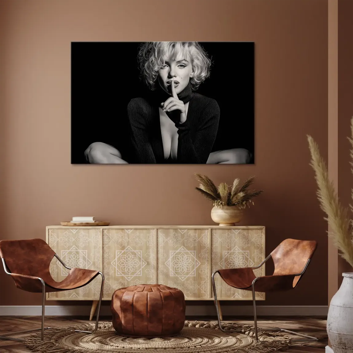 Marilyn Monroe Silent Leinwand Bild INGALERIE