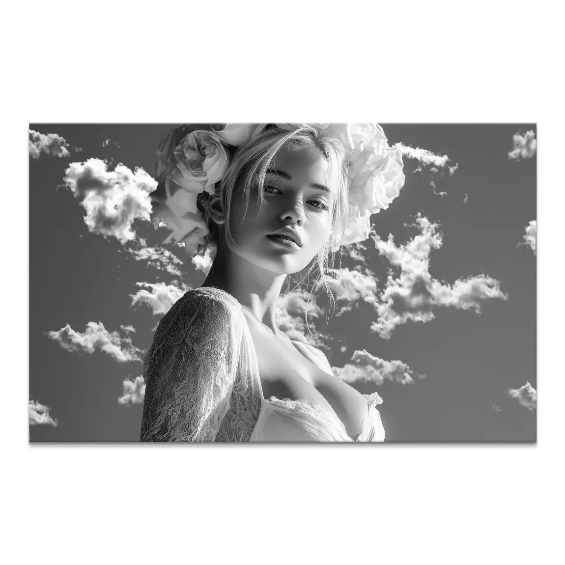 Sky Bloom Leinwand Bild