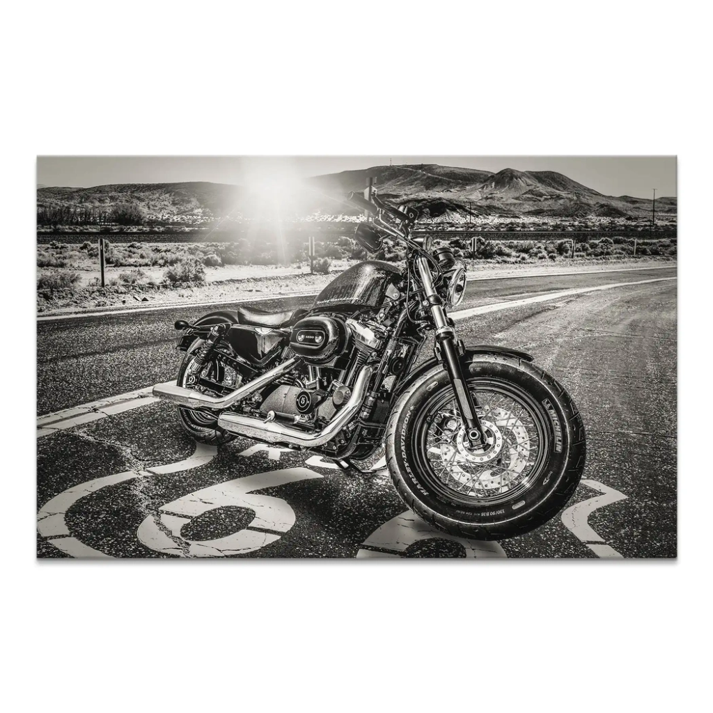 Route Heritage Edition – Harley Leinwandbild INGALERIE