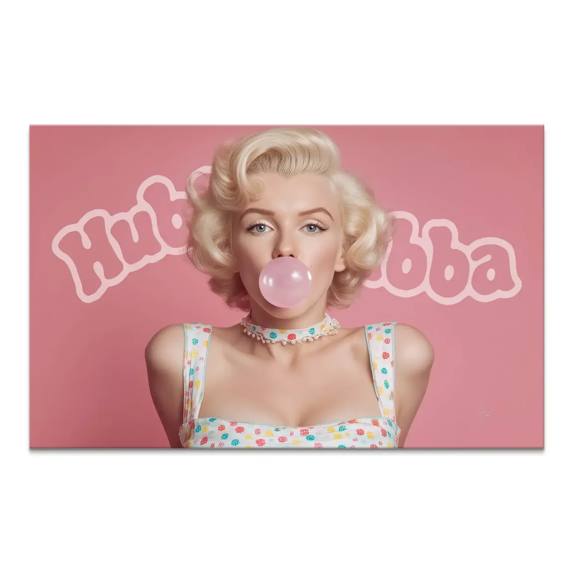 Marilyn Monroe Hubba Glam Leinwand Bild