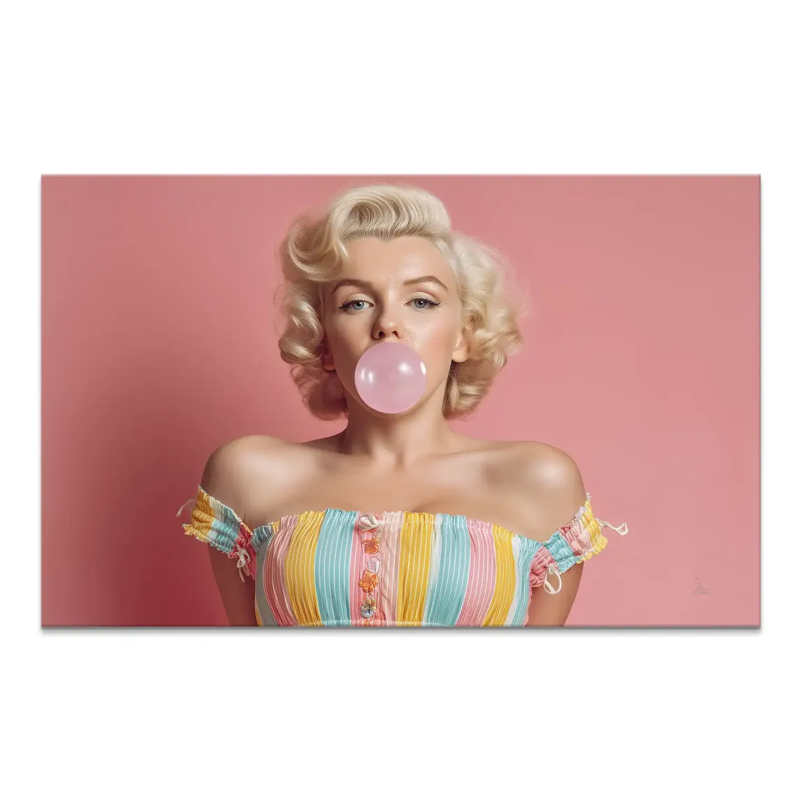 Marilyn Monroe Candy Pop Leinwand Bild