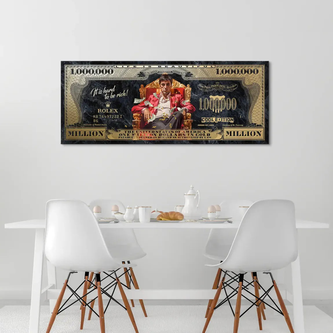 Scarface Million Dollar Leinwand Bild