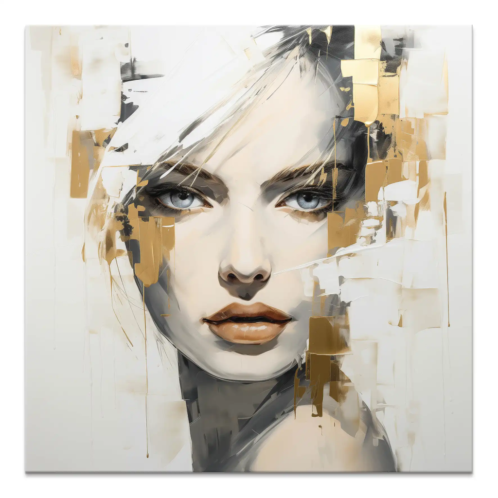 Golden Muse Leinwand Bild INGALERIE