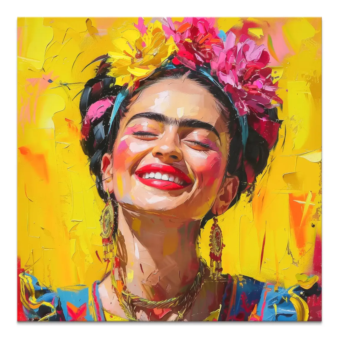 Frida Viva Leinwand Bild