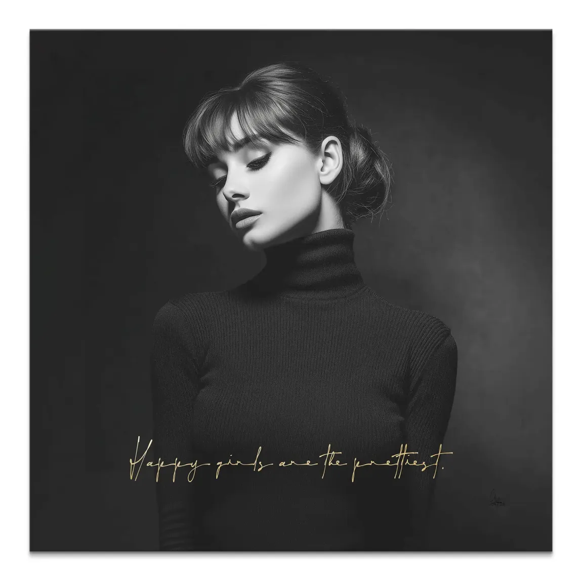 Audrey Hepburn Pretty Leinwand Bild