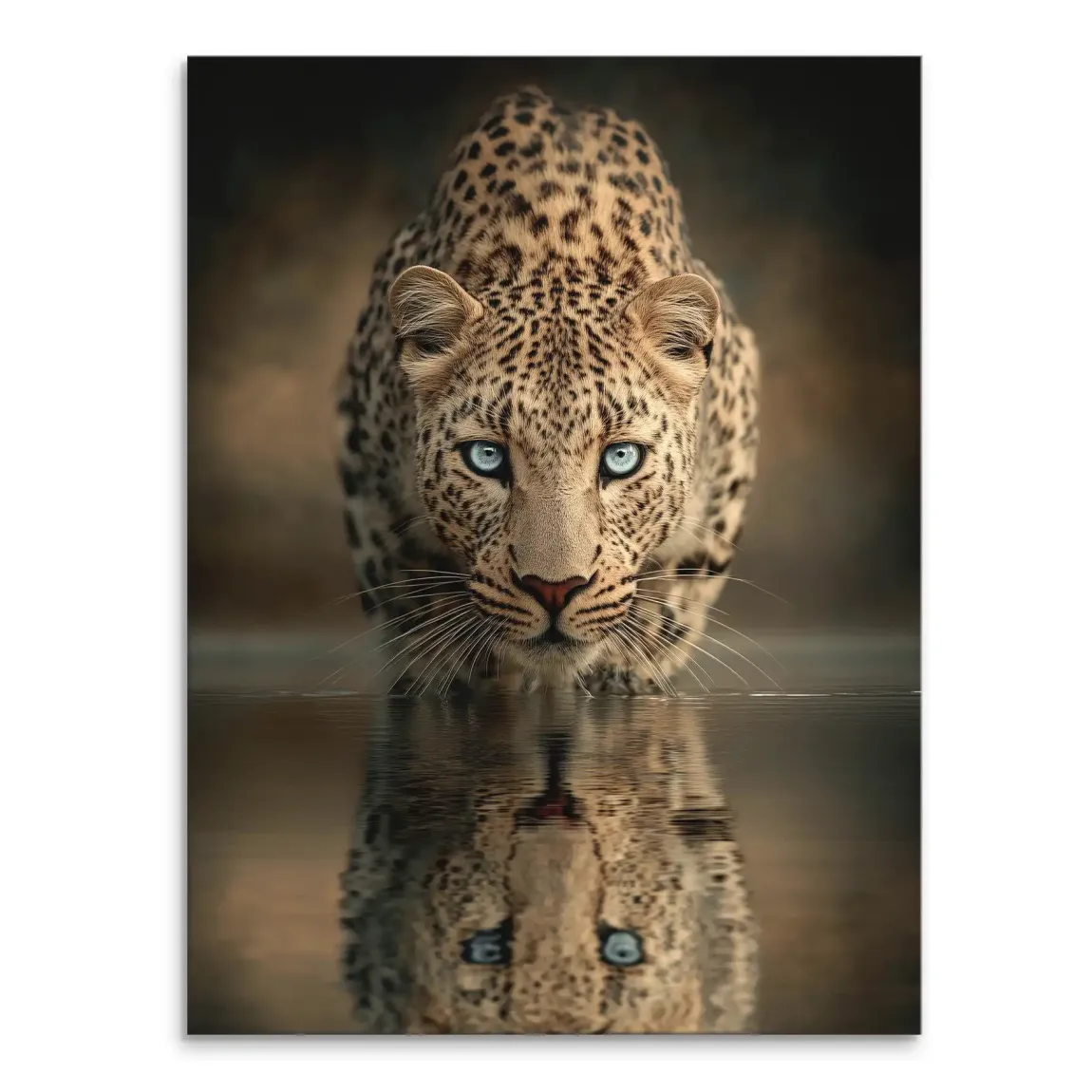 Silent Leopard Leinwand Bild
