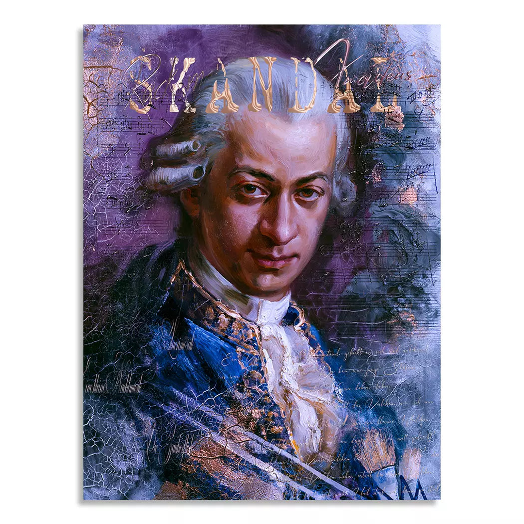 Rock me Amadeus Leinwand Bild