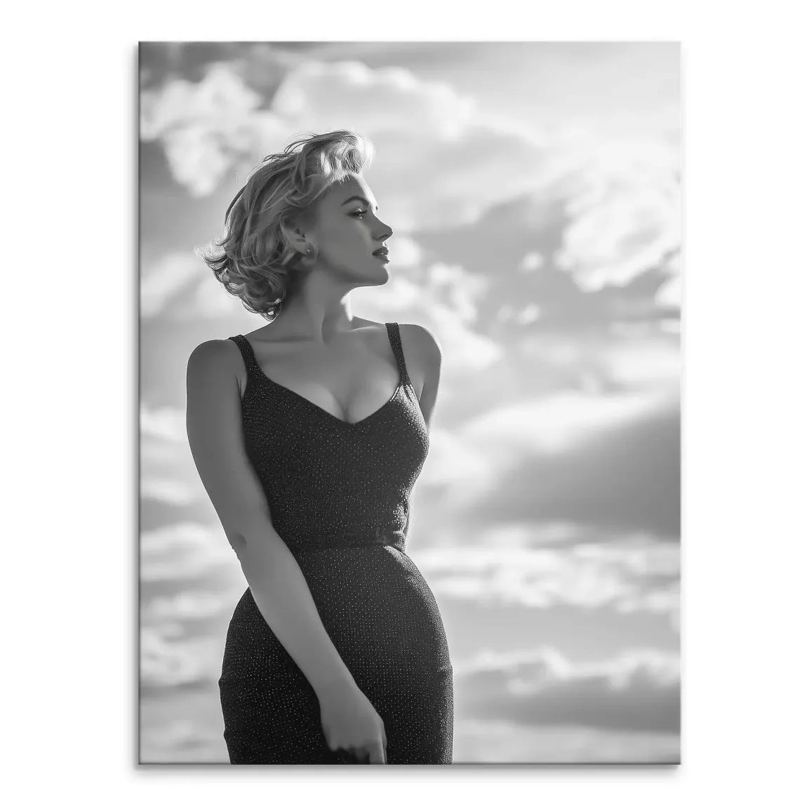 Marilyn Sunset Grace Leinwand Bild