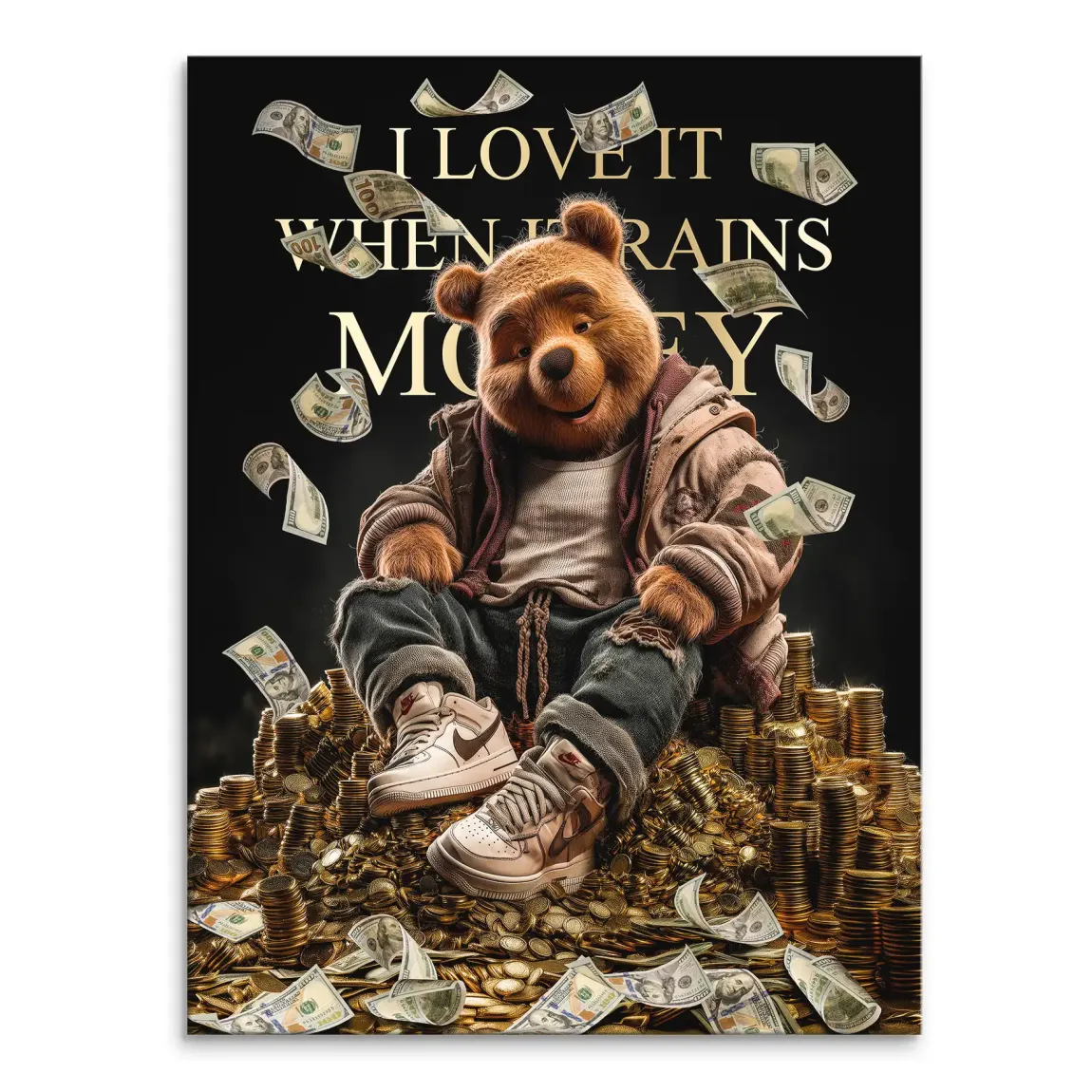 Winnie Puuh Rich Dreams Leinwand Bild INGALERIE
