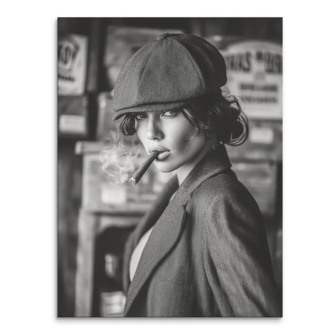 Beauty Smoke Affairs Leinwand Bild INGALERIE