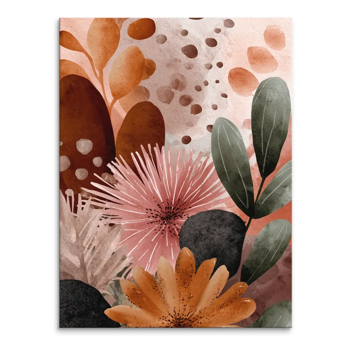 Terracotta Harmony Leinwand Bild