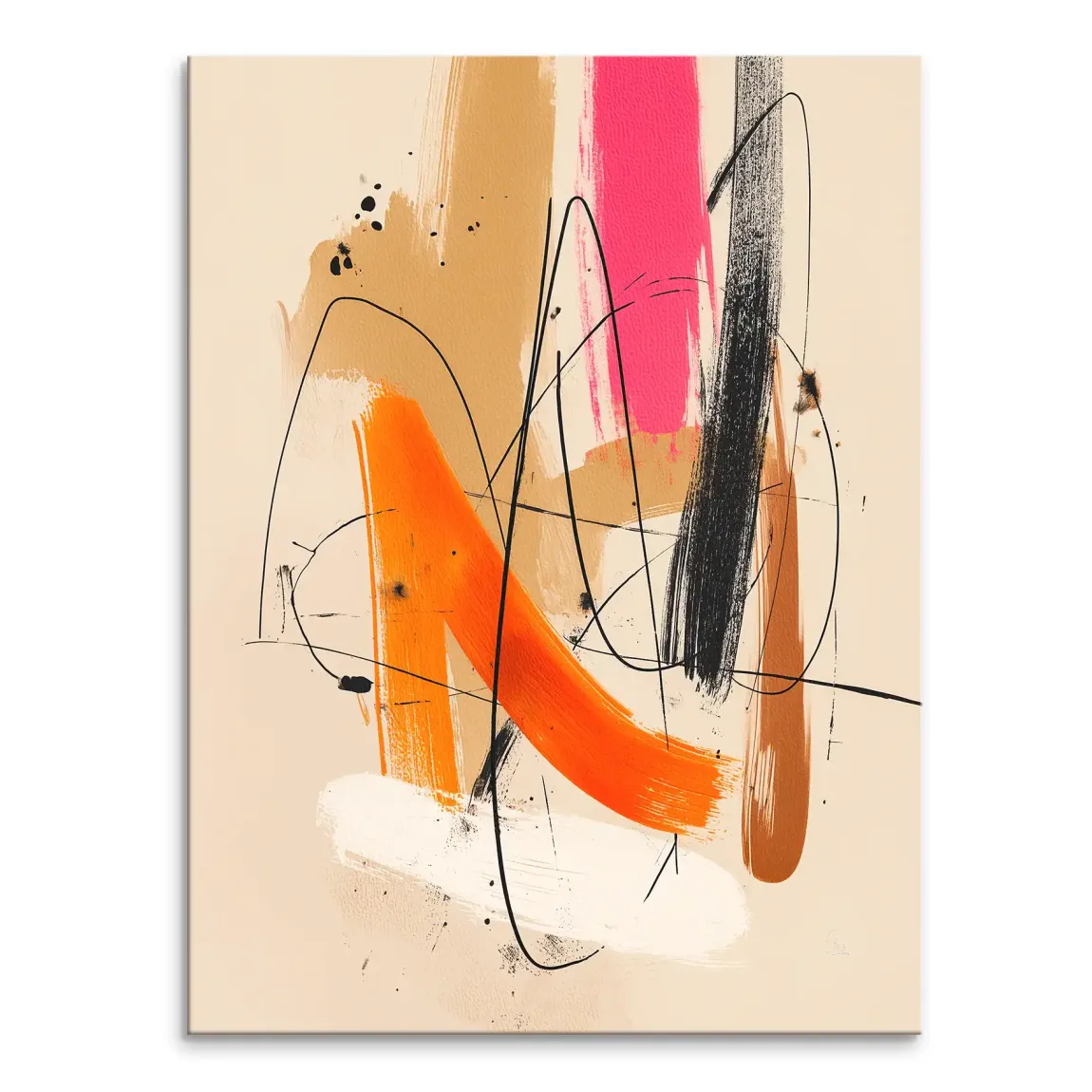 Freie Dynamik Abstrakt Leinwand Bild