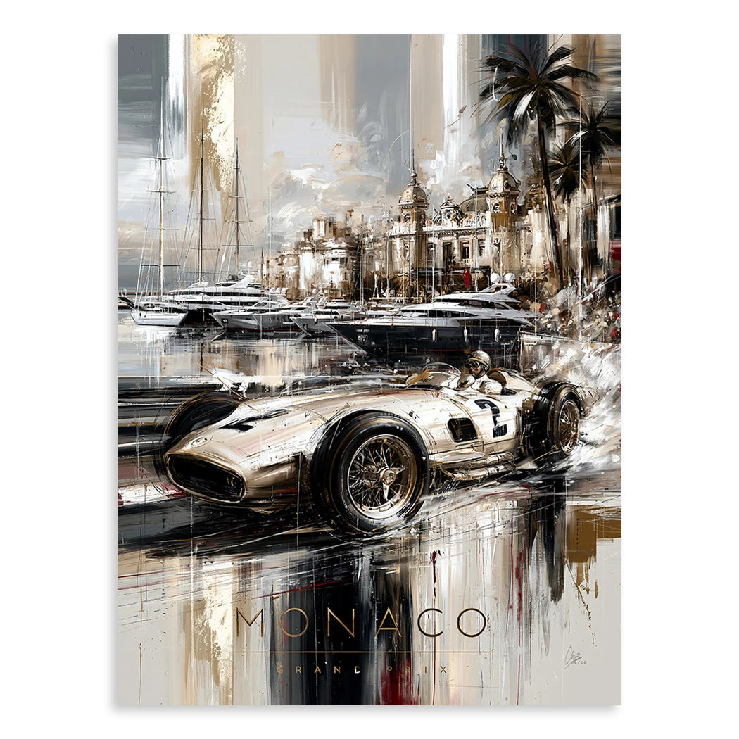 Monaco Pole Position Leinwand Bild