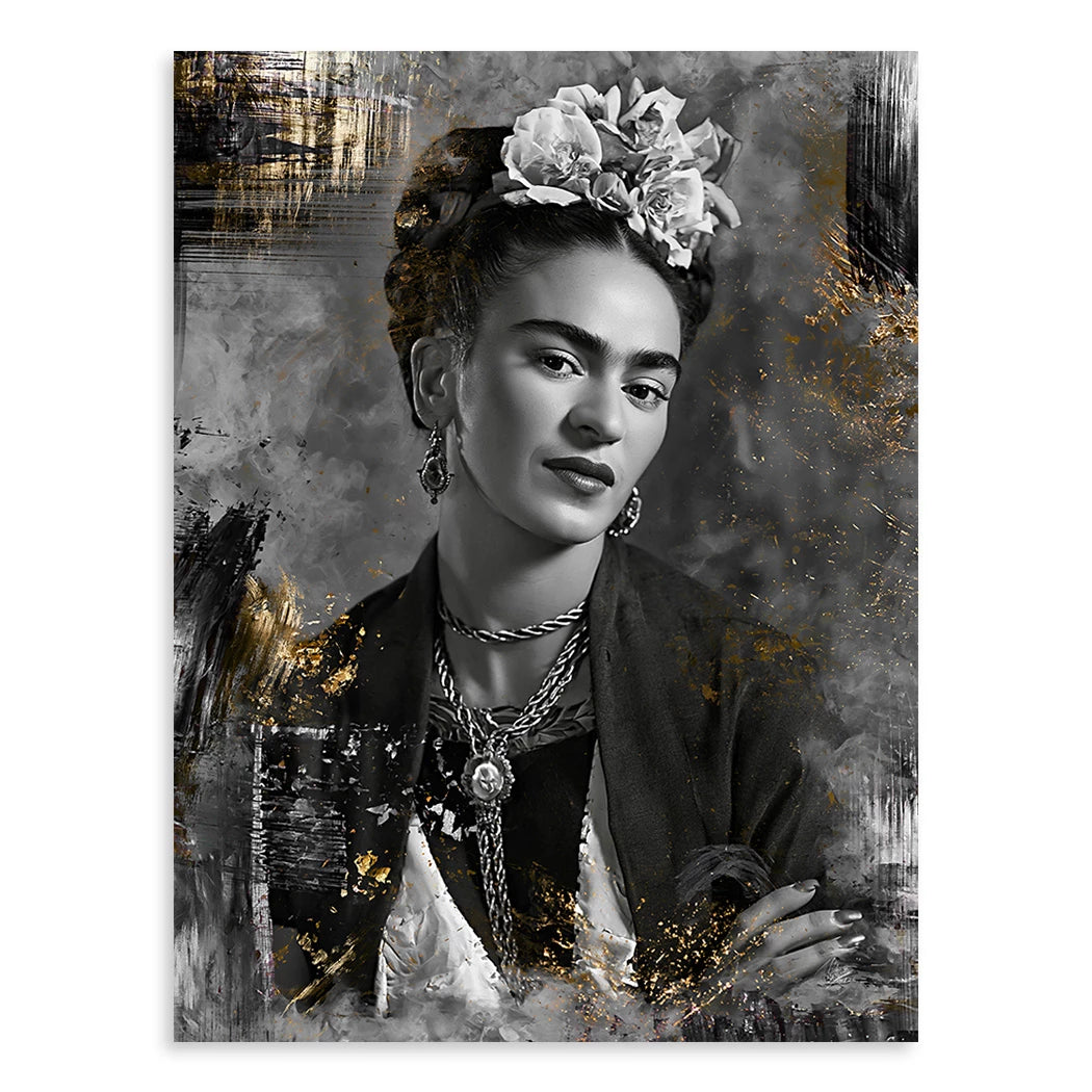 Frida Kahlo Velvet Leinwand Bild