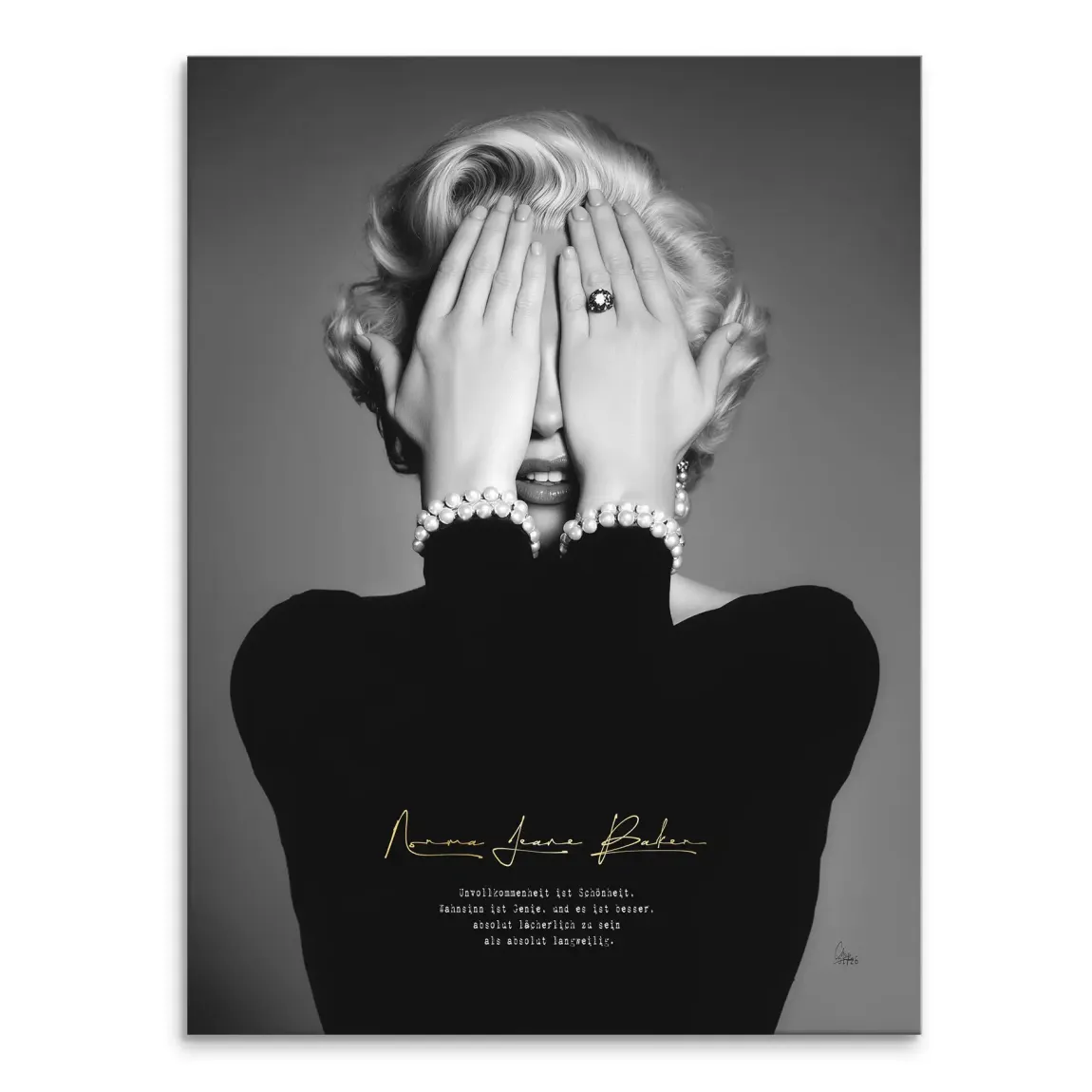 Marilyn Monroe Norma Jeane Leinwand Bild