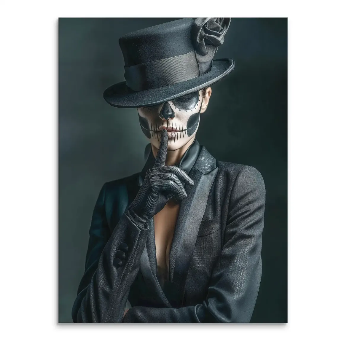 Silent la Catrina Leinwand Bild INGALERIE