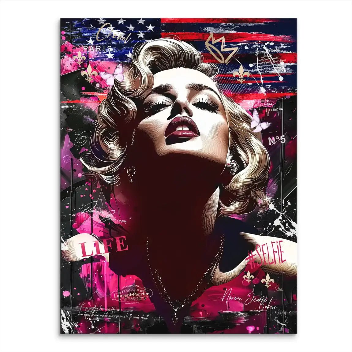 Marilyn Monroe USA Leinwand Bild INGALERIE